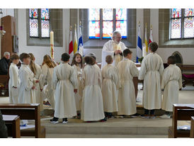 Dankgottesdienst der Kommunionkinder (Foto: Karl-Franz Thiede)